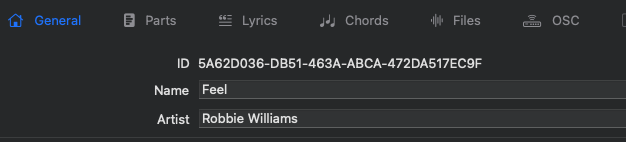 Song Info